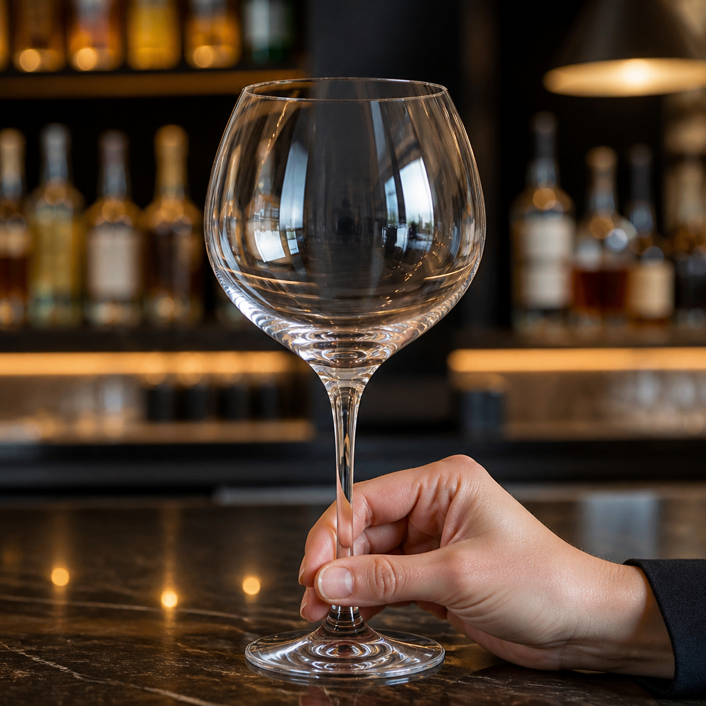 24 pack of 680ml crystal balloon gin glasses