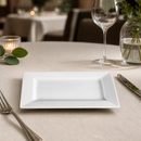 Commercial Wide Rim Rectangular Plates 200x130mm 6 Pack