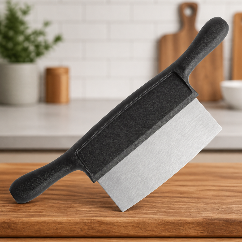Heavy Duty Chopping Board Scraper - Stainless Steel Design