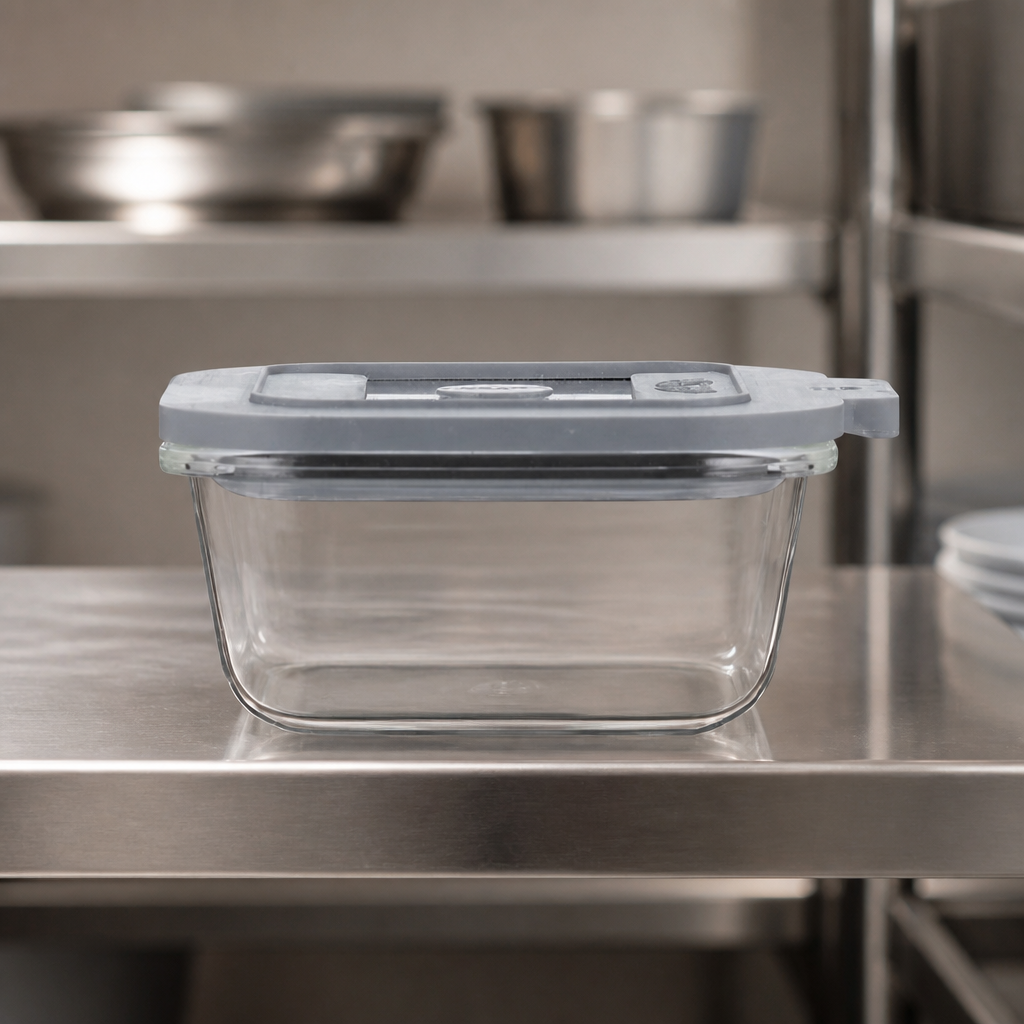 310ml Commercial Clip Lock Glass Storage Container