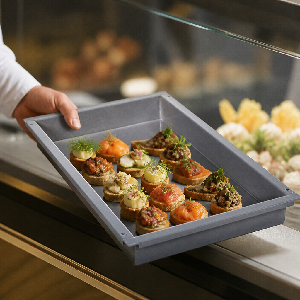 Commercial Granite Tray 1/1GN 60mm for catering equipment