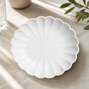 Commercial Scalloped Salad Bowls White 230mm - 6 Pack