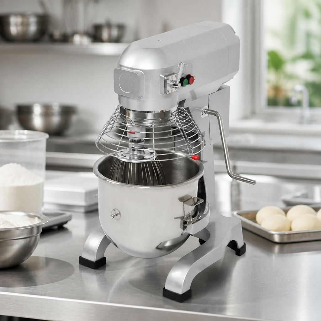 20L Commercial Planetary Mixer with Three Mixing Heads