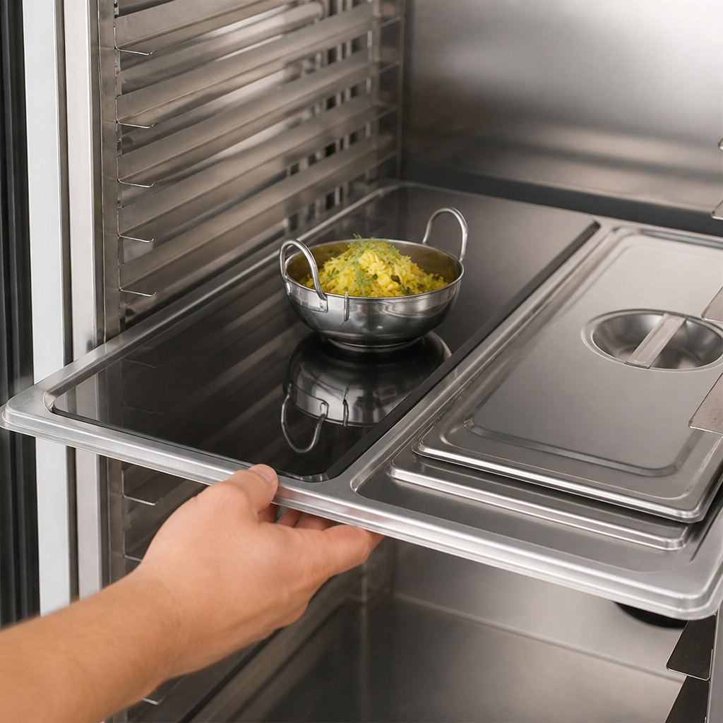 Commercial Hot Cupboard Glass Insert 1/1GN size