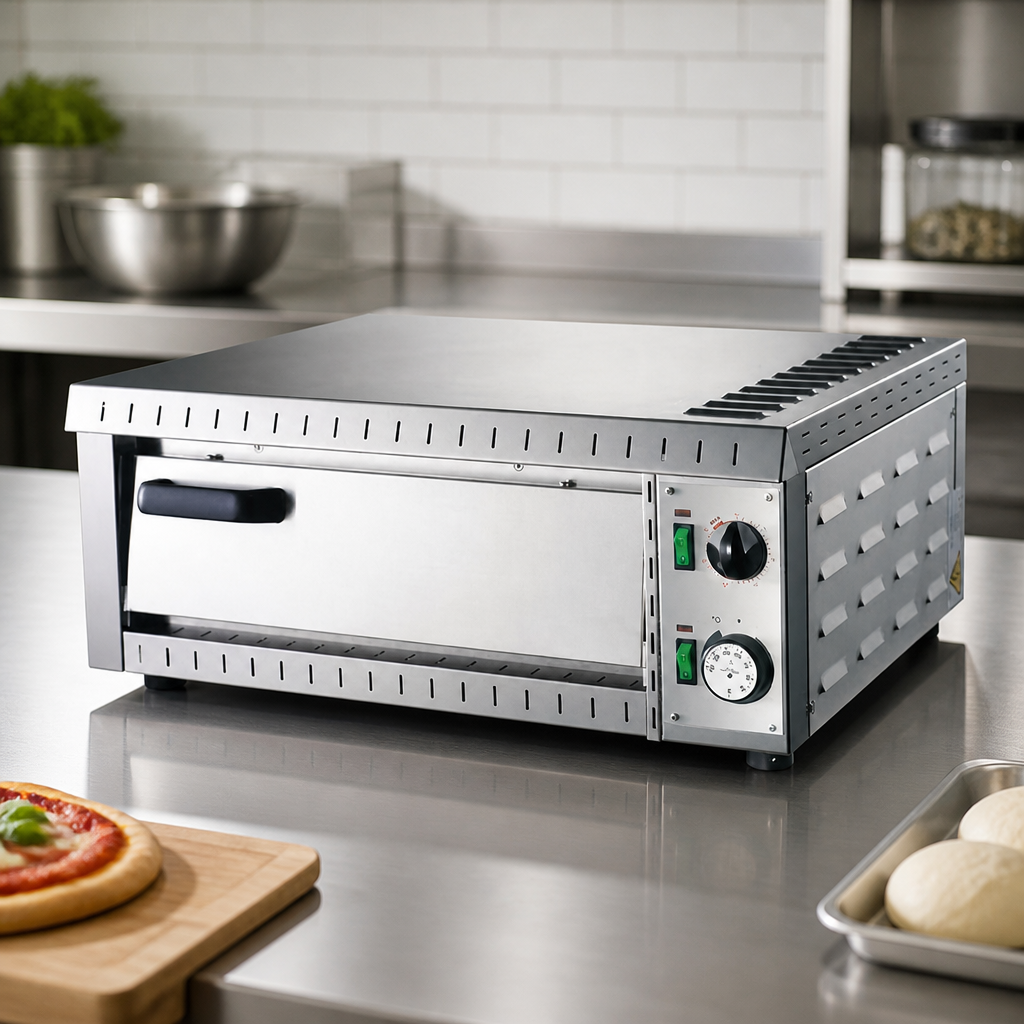 Single Deck Commercial Pizza Oven for Restaurants and Pizzerias
