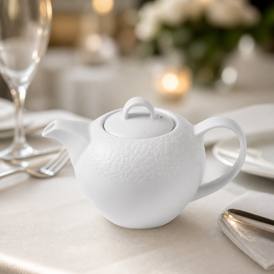 Commercial Teapots 426ml Super Vitrified Ceramic 4 Pack