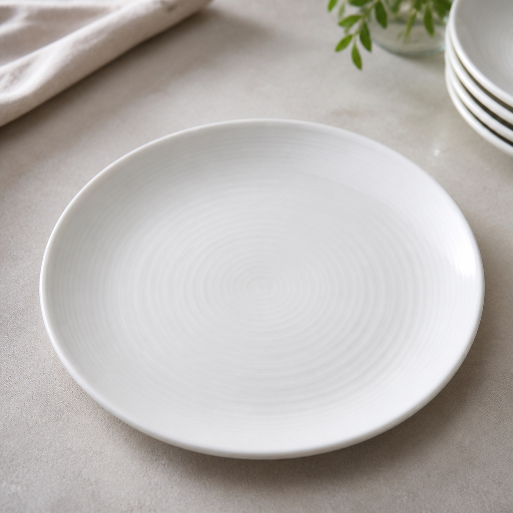 Commercial Coupe Plates 295mm Vitrified Stoneware 6 Pack