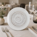 Commercial Coupe Plates 220mm - Durable Dishwasher Safe 12 Pack