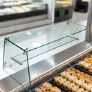 Commercial Display Freezer Glass Surround with Interior Shelf