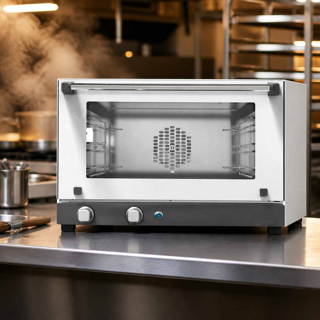 Commercial Bakery Convection Oven 3 Tray Capacity 2.7kW