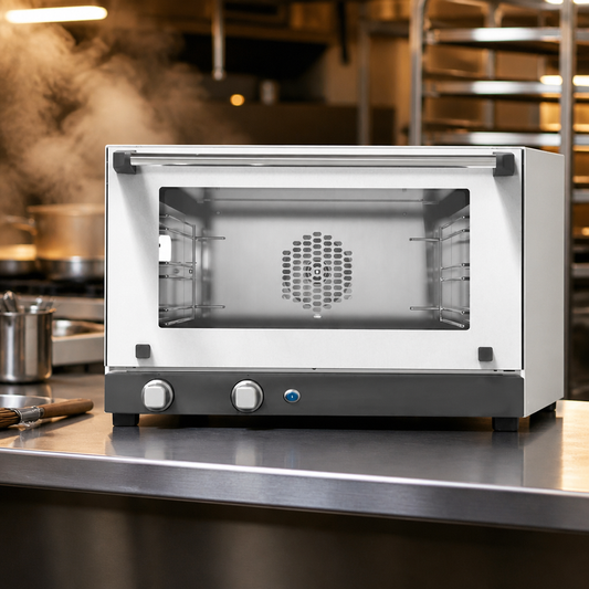 Commercial Bakery Convection Oven 3 Tray Capacity 2.7kW
