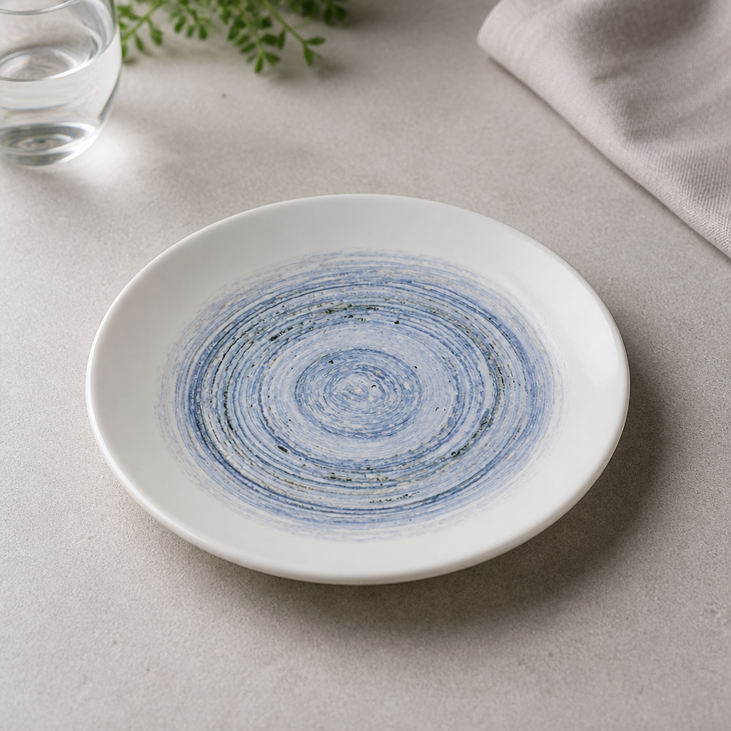 Elements Coast 220mm Super Vitrified Coupe Plates 12 Pack