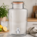 Commercial 8 Litre Glass Drink Dispenser with Tap