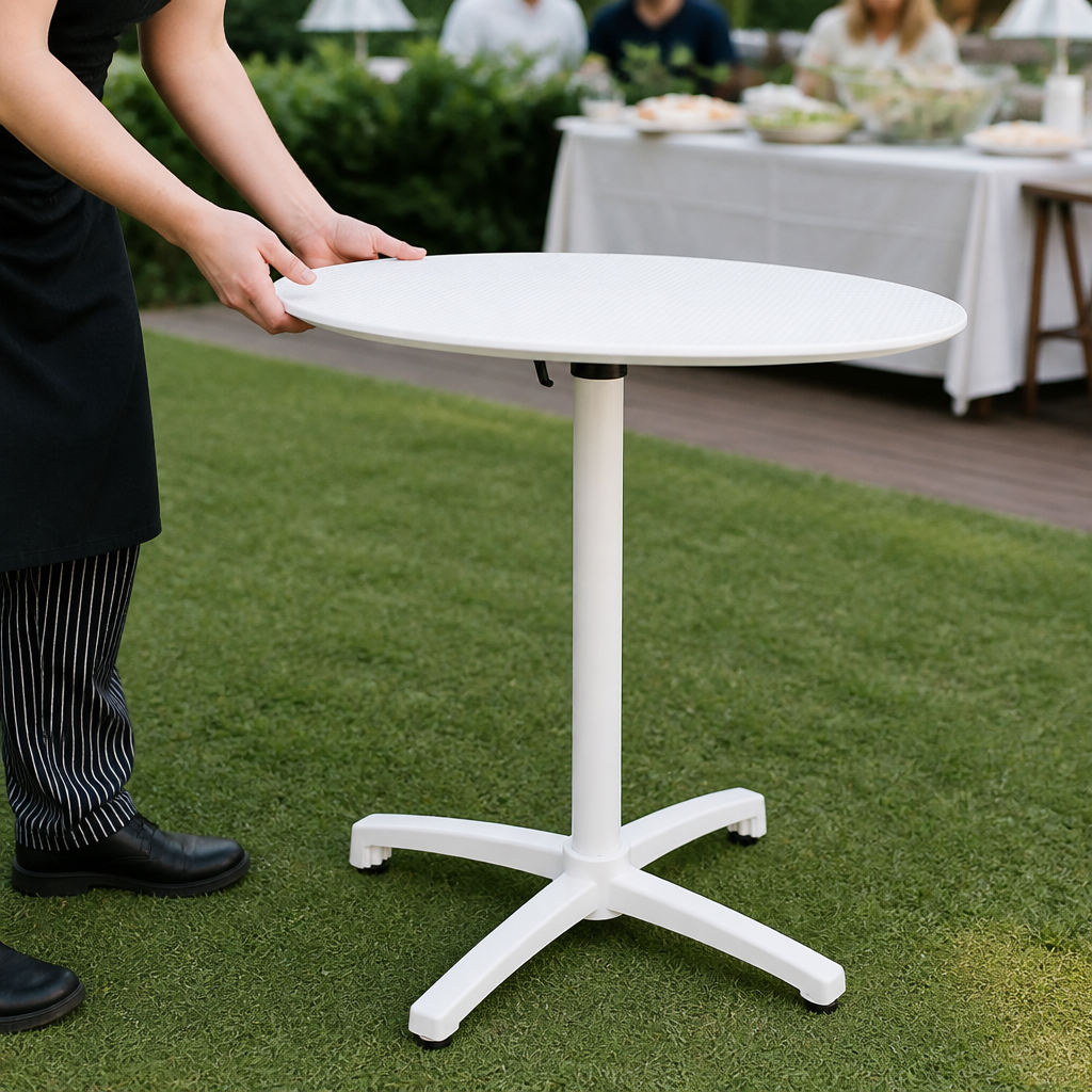 Commercial Folding Polypropylene Table 800mm Diameter