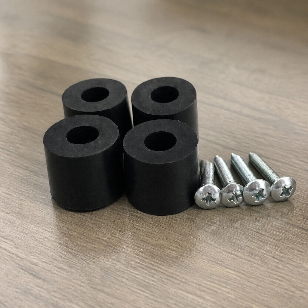 Commercial Glass Polisher Feet 4 Pack Rubber Replacement Parts