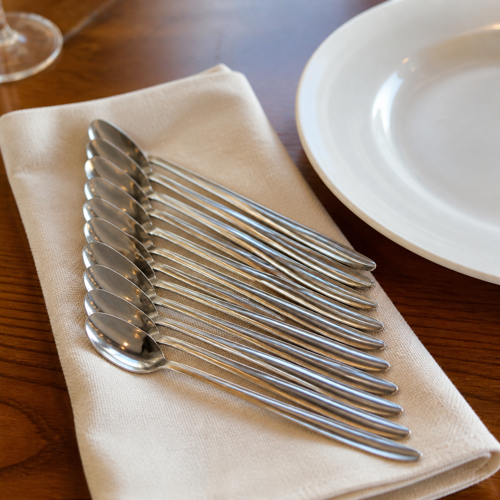Commercial Drink Spoons 12 Pack Stainless Steel Cutlery