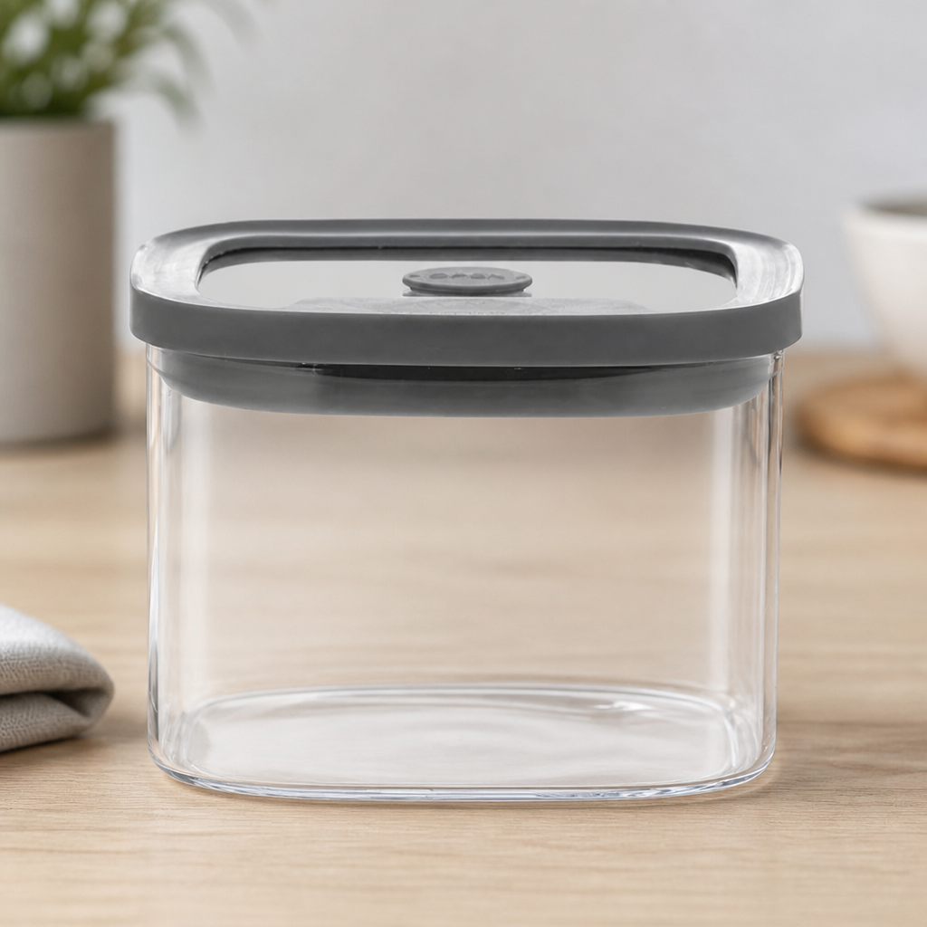 500ml Commercial Clip Lock Storage Jar for Food Safety