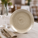 Commercial Stonecast Coupe Plates 217mm Taupe 12 Pack