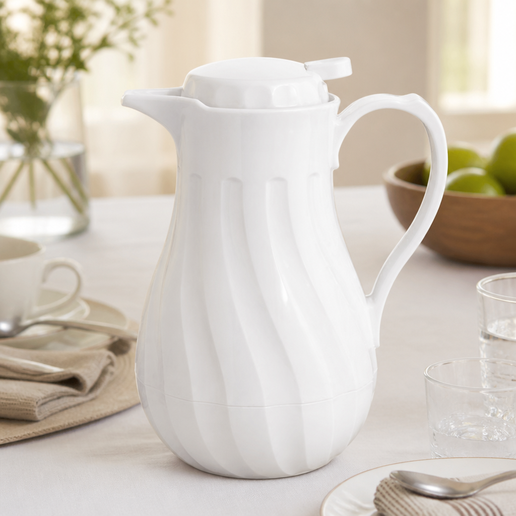 Commercial Insulated Swirl Jug 1.2L Milk Dispenser