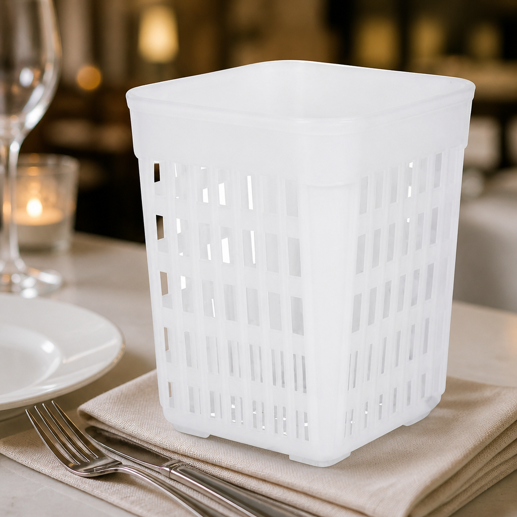 Commercial Cutlery Storage Basket for Efficient Drying 138mm