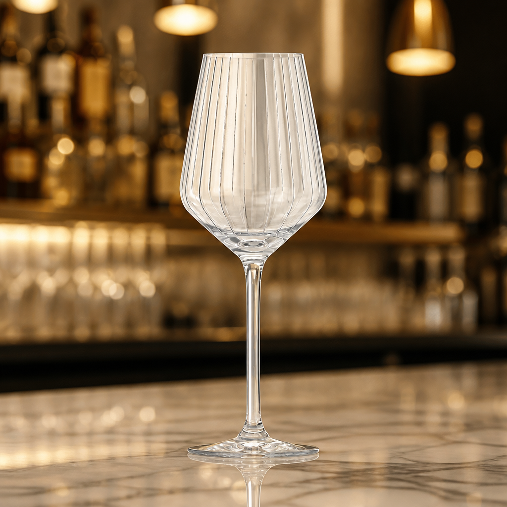 Commercial Wine Glasses 385ml Clear Glasses Dishwasher Safe 6 Pack