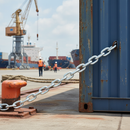 Premium Galvanised Long Link Chain 9.5MM x 1M - Durable Heavy Duty Steel for Robust Applications