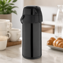5L Commercial Stainless Steel Pump Action Airpot Black