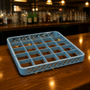 25 Compartment Glass Rack Extender for Commercial Warewashing