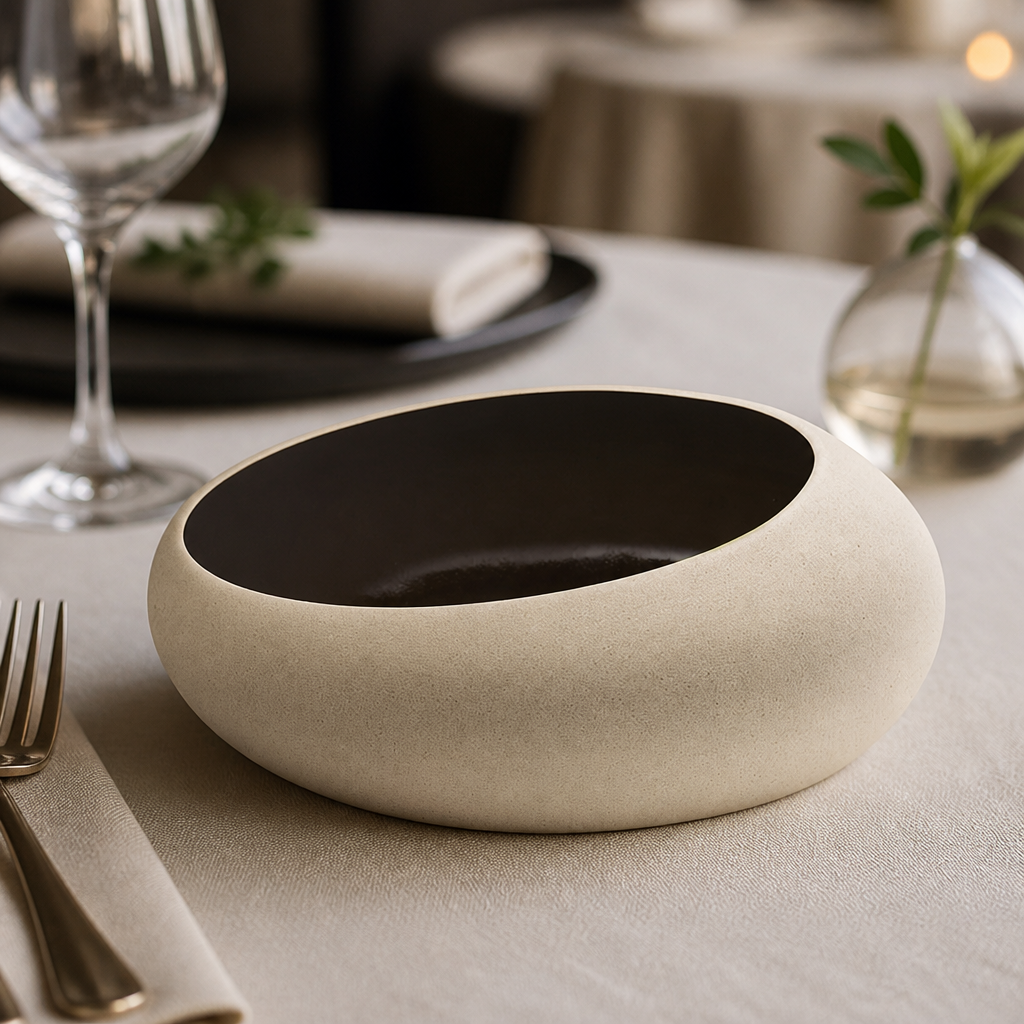 Commercial Stoneware Bowls 200mm Pack of 3 Food Safe