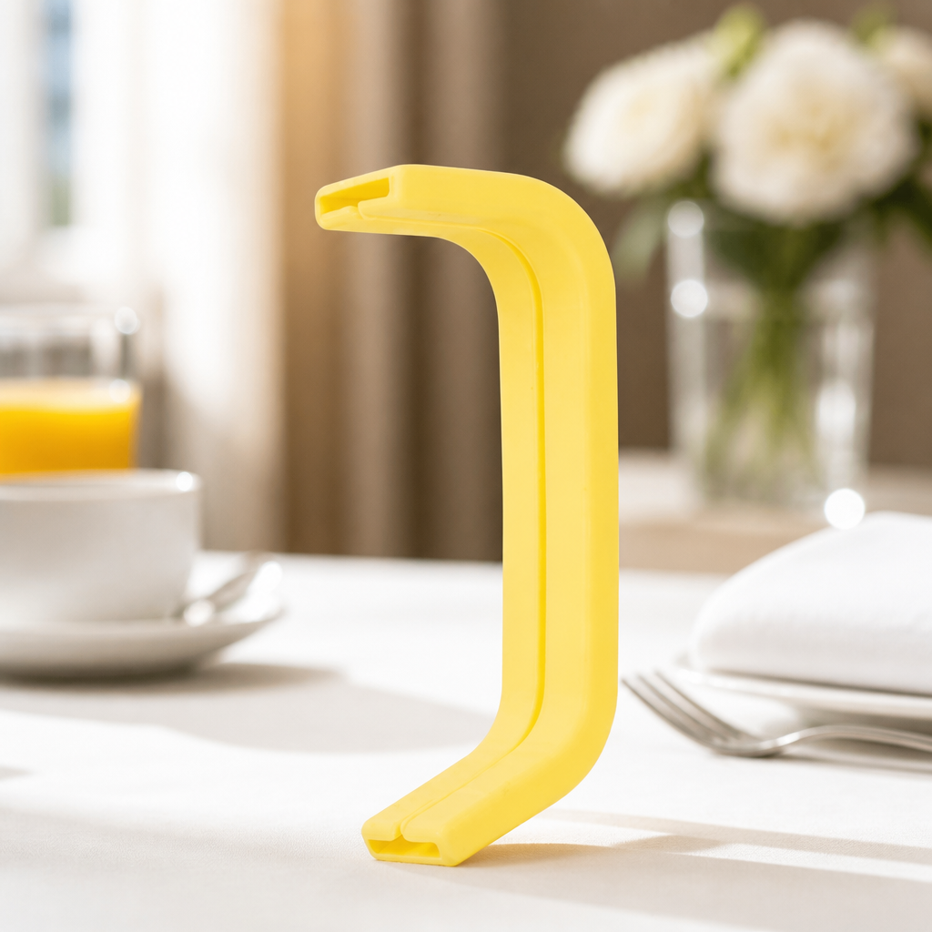 Silicone handle cover for 570ml milk frothing jug in yellow