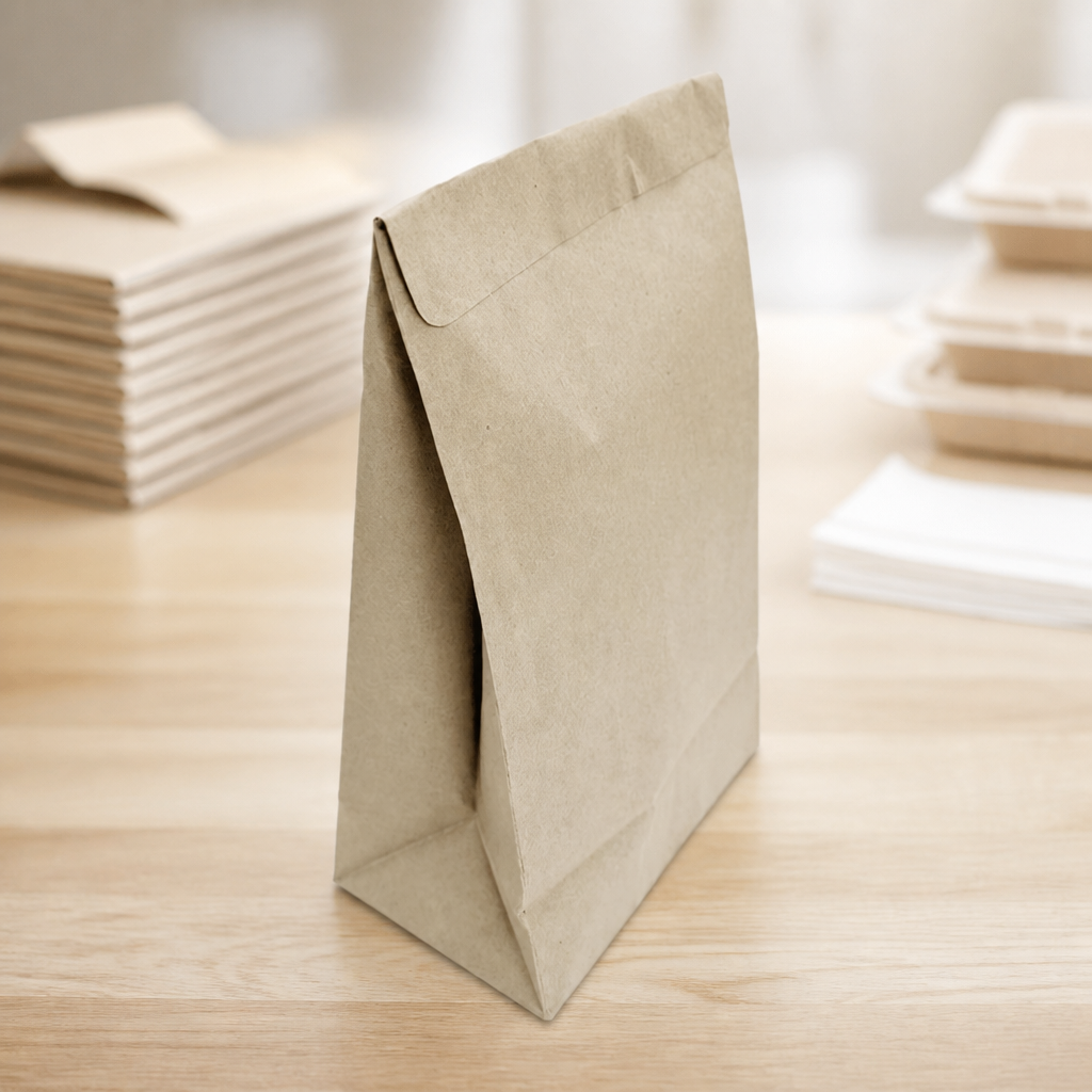 Medium Recyclable Sealable Takeaway Bags 250 Pack