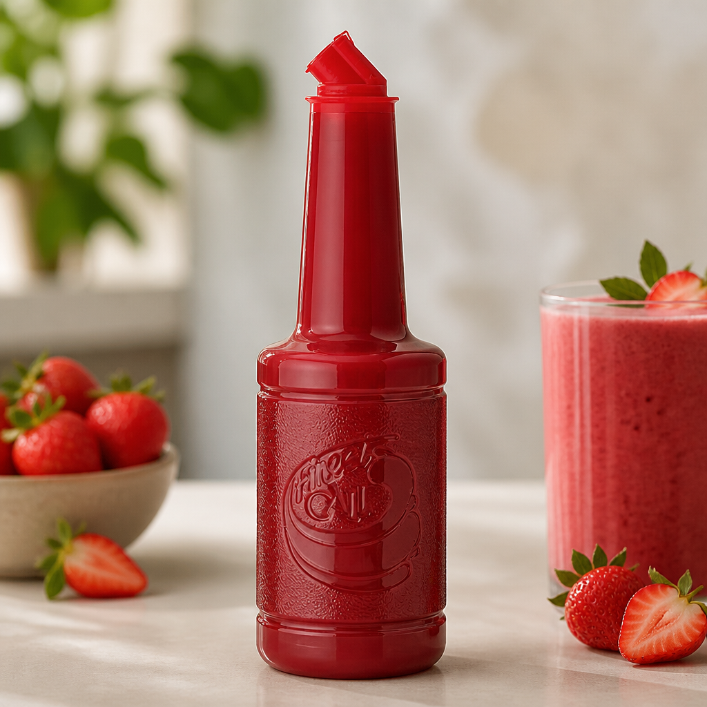 Commercial Strawberry Puree 1L for cocktails and smoothies