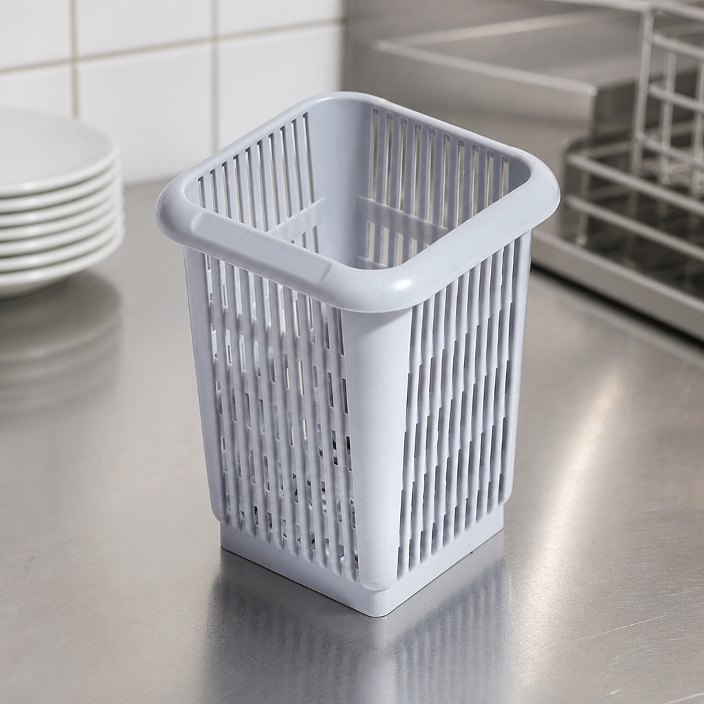 Commercial Cutlery Holder Basket for Warewasher 150mm High