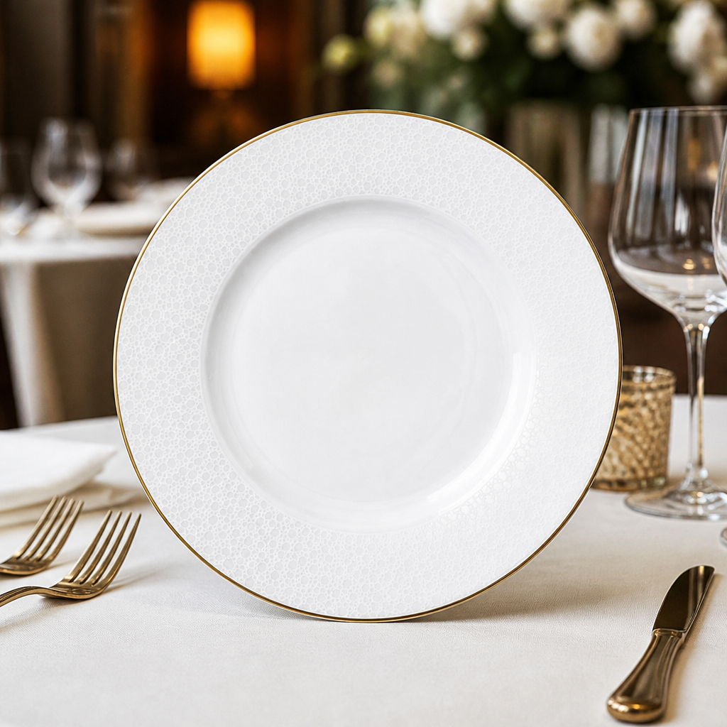 Commercial Fizz Plates 275mm Bone China 12 Pack
