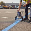 Premium Semi-Permanent Linemarker Spray Paint - Blue 750ML for Long-Lasting Road Marking