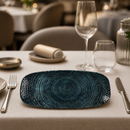 Commercial Oblong Plates 269mm Blue Ceramic 12 Pack