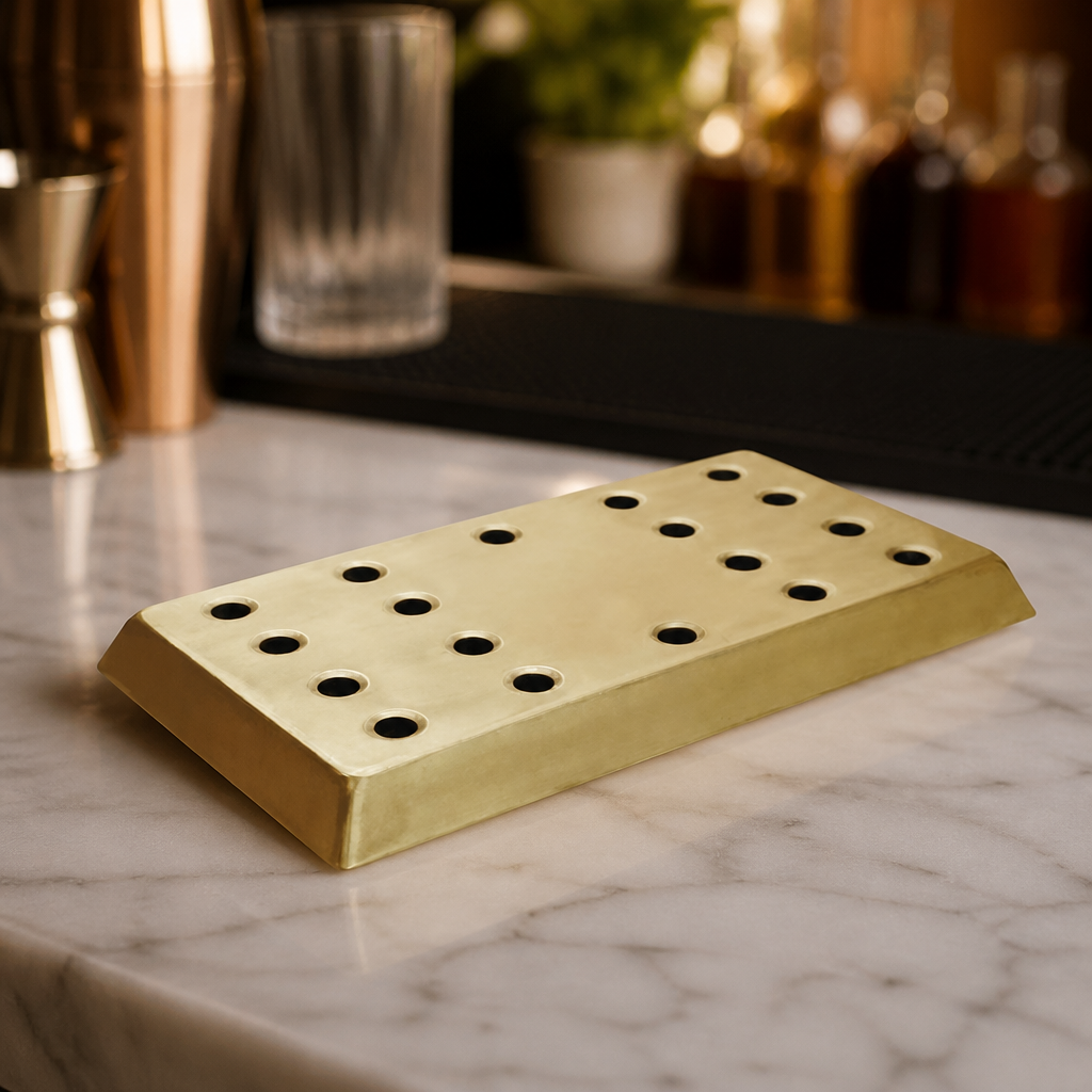 Commercial Brass Drip Tray 455mm for Bar Setup