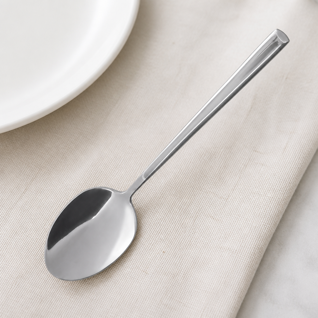 Commercial Dessert Spoons 12 Pack 192mm Stainless Steel