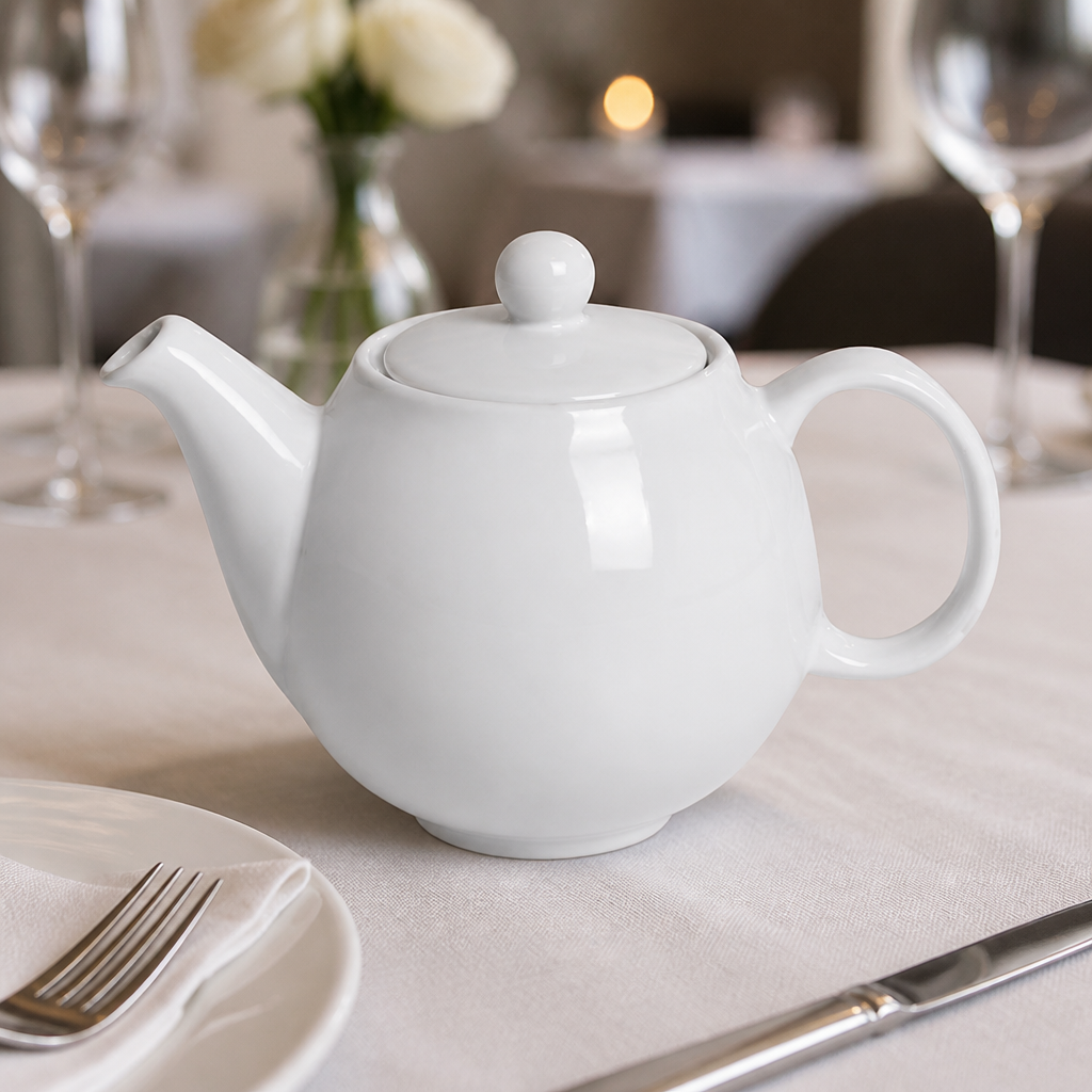 Commercial Teapots 450ml Stoneware 2 Pack for Catering