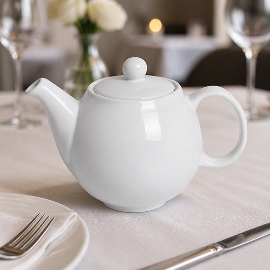 Commercial Teapots 450ml Stoneware 2 Pack for Catering