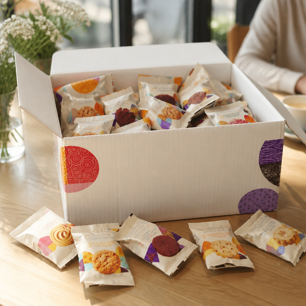 Commercial Room Refreshments Biscuit Assortment 100 Packs