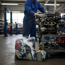 Premium Mixed Fibre Wipers 10KG - High Absorbency for Industrial Cleaning Tasks - High-Quality Professional Grade for Industrial and Commercial App...