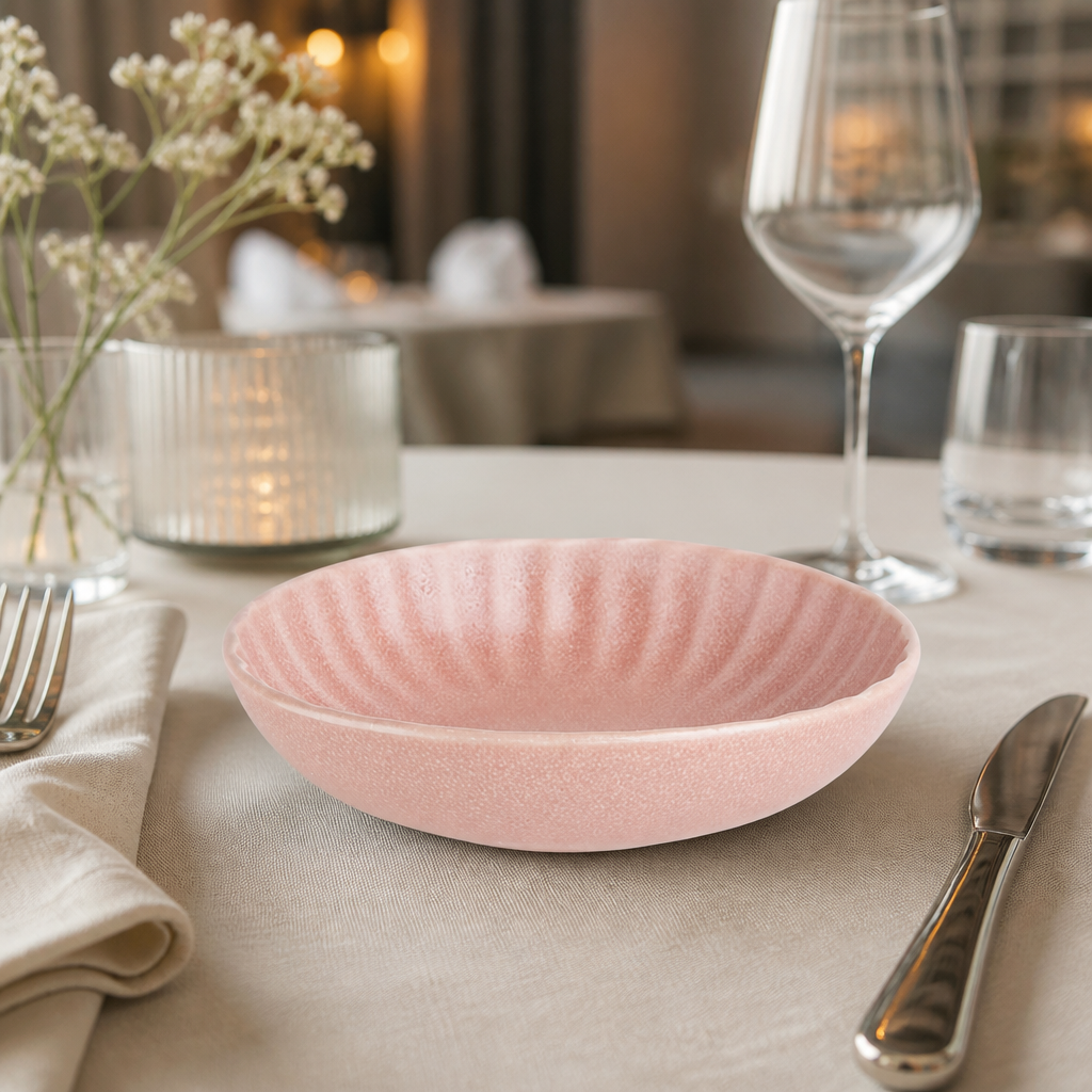Commercial Coupe Bowls Peach 160mm - 6 Pack