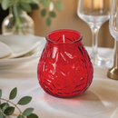 Commercial Table Candles 12 Pack with Glass Jars