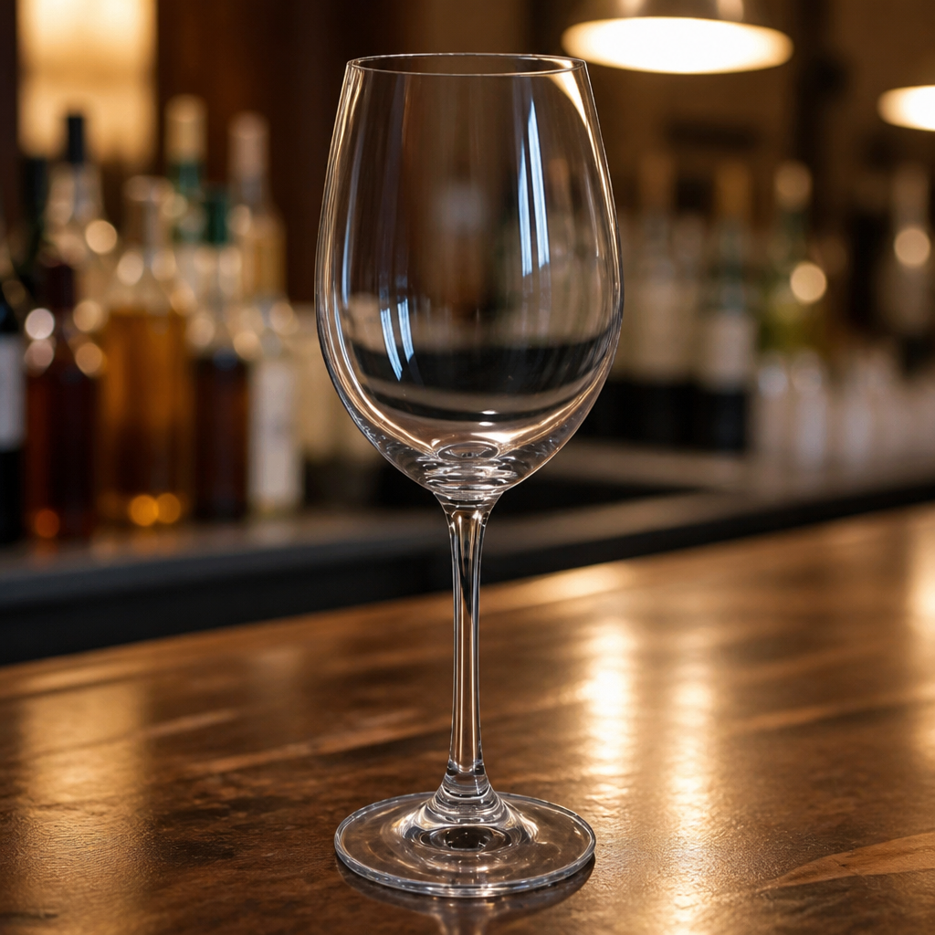 Commercial red wine glasses 520ml - 6 pack crystal clear