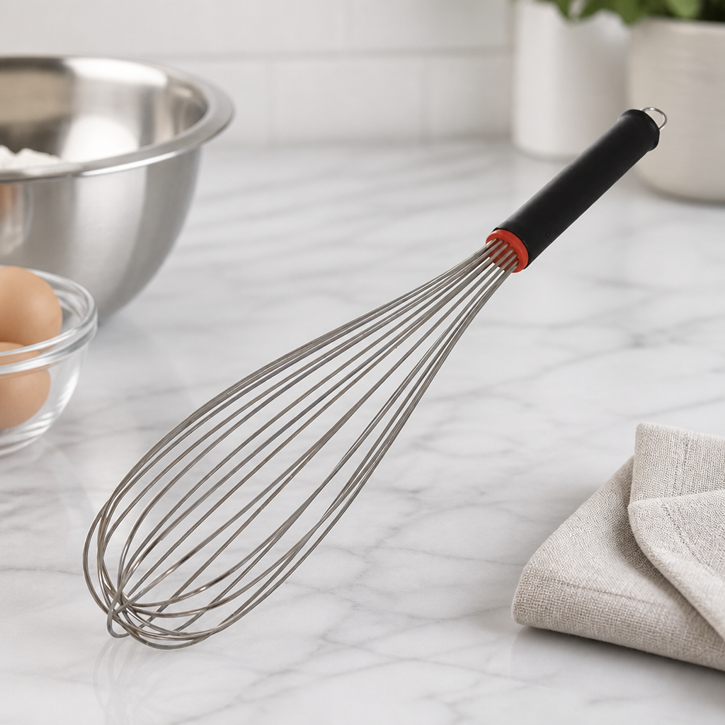 Commercial 400mm Stainless Steel 16 Wire Whisk For Mixing
