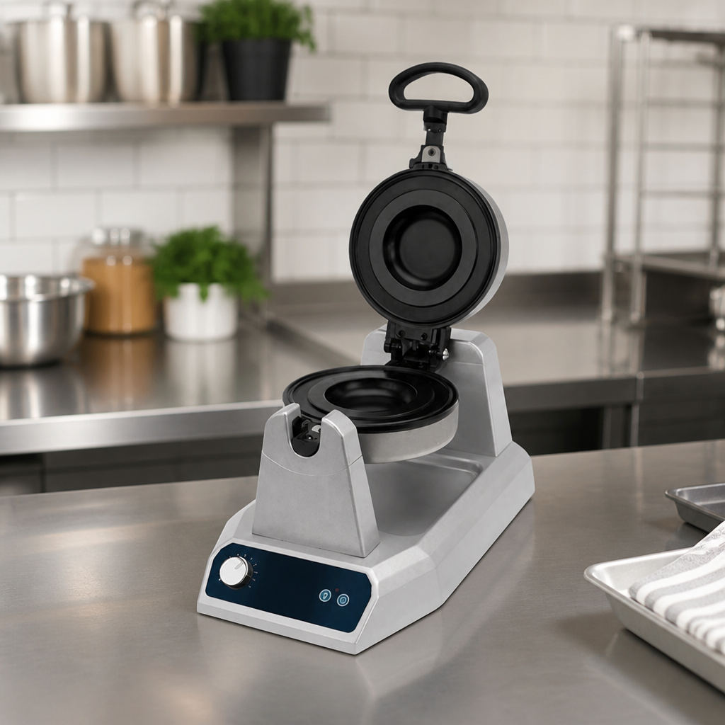 Commercial Gelato Panini Press 1.2kW Non-Stick Surface