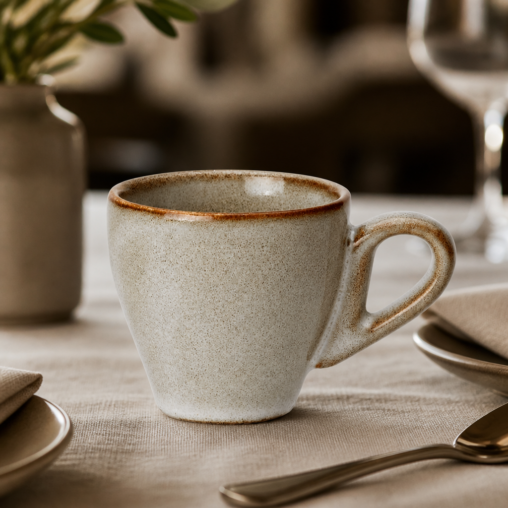 Commercial Espresso Cups 85ml Vitrified China 12 Pack
