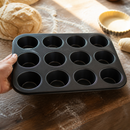 12 Cup Commercial Muffin Tin with Non-Stick Coating
