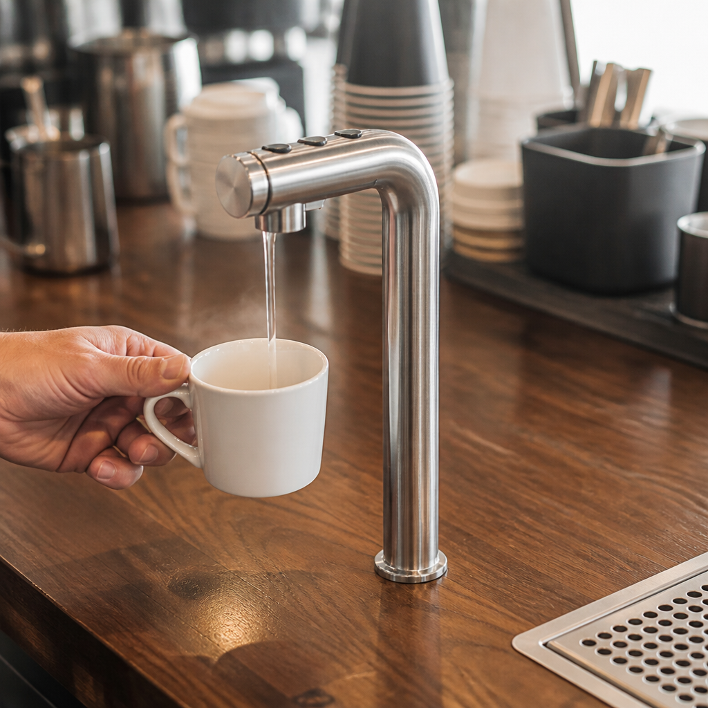 Commercial 3 Button Drip Tray Font for Undercounter Boilers